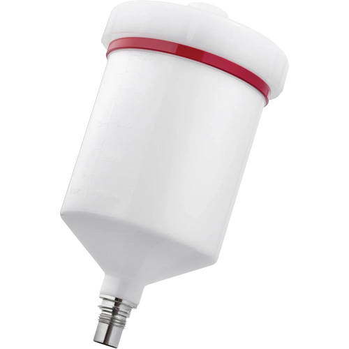 Godet QCC r&eacute;utilisable en plastique 0,6 L, QCC, sans filetage fin TGS INDUSTRIEL