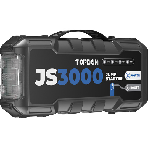 Survolteur, banque d'alimentation et lampe de poche JumpSurge3000 TGS INDUSTRIEL