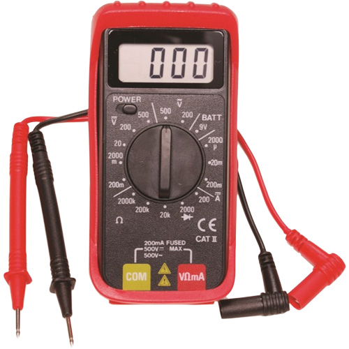 Mini multim&egrave;tre num&eacute;rique avec &eacute;tui ceinture TGS INDUSTRIEL