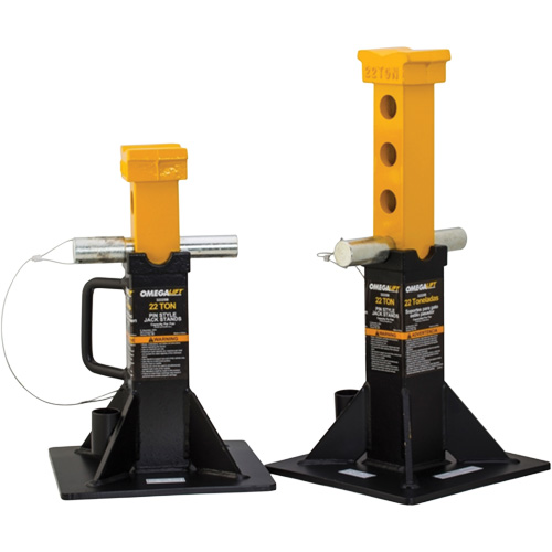 Chandelle robuste, Tige verrouillable, Capacit&eacute; de 22 tonnes, 12-1/4" - 19-7/8" h TGS INDUSTRIEL