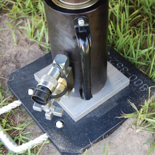 55-Ton Capacity Jack Support Plate TGS INDUSTRIEL