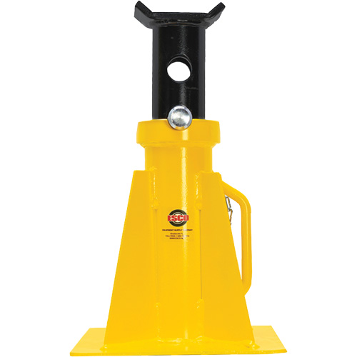 Support de v&eacute;rin &agrave; goupille, Tige verrouillable, Capacit&eacute; de 25 tonnes, 15-3/4" - 26-3/4" h TGS INDUSTRIEL