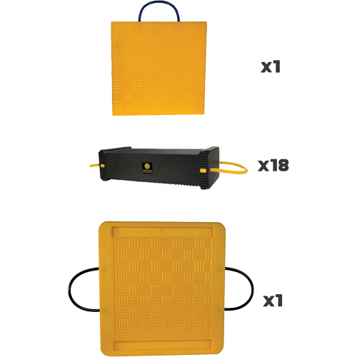 Ensemble de syst&egrave;me de sout&egrave;nement en composite CribLok 20 mcx TGS INDUSTRIEL