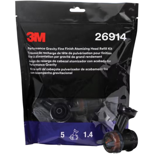 Performance Gravity Fine Finish Atomizing Head - Orange TGS INDUSTRIEL