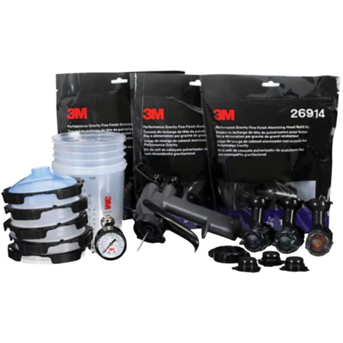 Performance Fine Finish Spray Gun System with PPS Cups, 13 CFM, 29 PSI TGS INDUSTRIEL