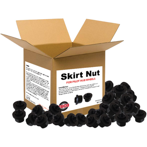 100-Piece Graphite-Coated Skirt Nuts for Pilot Hub Wheels TGS INDUSTRIEL