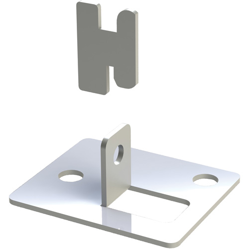 Interlok Boltless Shelving Foot Plate TGS INDUSTRIEL