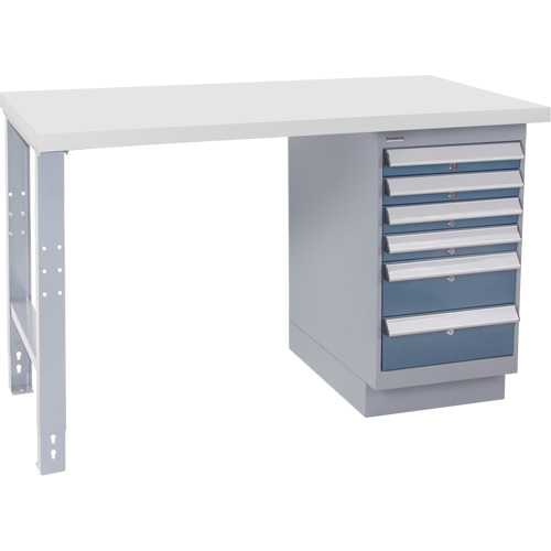 Industrial Duty Workbench, 30" W x 72" D x 34" H, 1000 lbs. Capacity TGS INDUSTRIEL