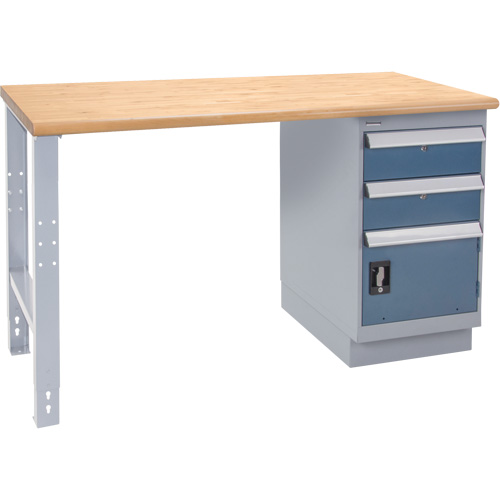 &eacute;tabli industriel, Porte a/combinaison de tiroirs, Cap 1000 lb, 72" la x 30" p, 34" h TGS INDUSTRIEL