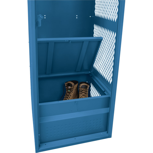 Gear Locker, Steel, 24" W x 24" D x 72" H, Dark Blue TGS INDUSTRIEL