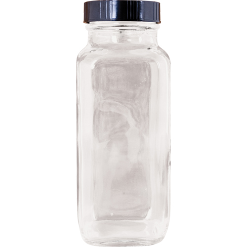 Bouteille, Carr&eacute;e, 8 fl. Oz., Verre TGS INDUSTRIEL
