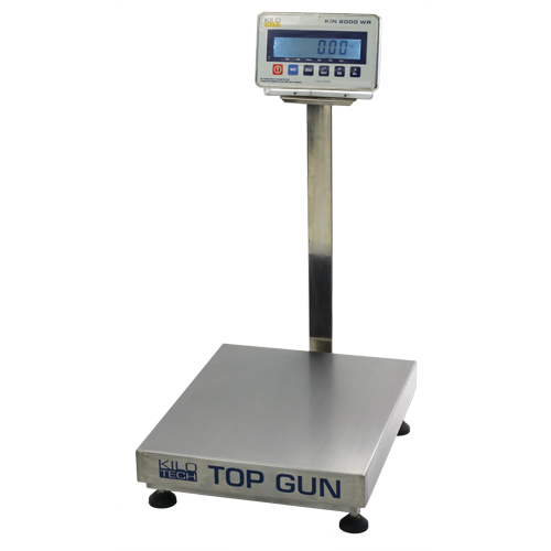 Balances &agrave; plateau &eacute;lectroniques Top Gun, 18" lo x 12" la, Capacit&eacute; de 300 lb TGS INDUSTRIEL