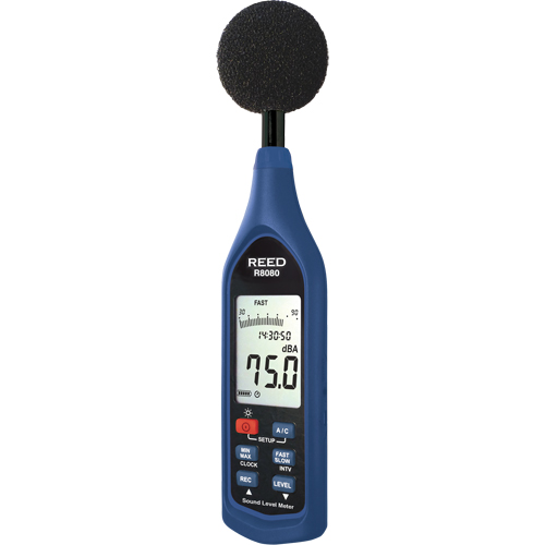 Sound Level Meter/Data Logger with ISO Certificate TGS INDUSTRIEL