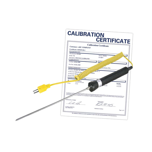 Sonde thermocouple &agrave; pointe d'aiguille avec certificat de calibration, 600 °C (1112°F) Temp. max. TGS INDUSTRIEL