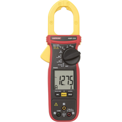 AMP-320 Motor Maintenance TRMS Clamp Meter, AC/DC Voltage, AC/DC Current TGS INDUSTRIEL