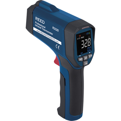 Thermom&egrave;tre &agrave; infrarouge professionnel, -26 - 1472° F ( -32 - 800° C ), 30:1, &eacute;missivit&eacute; Ajustable TGS INDUSTRIEL