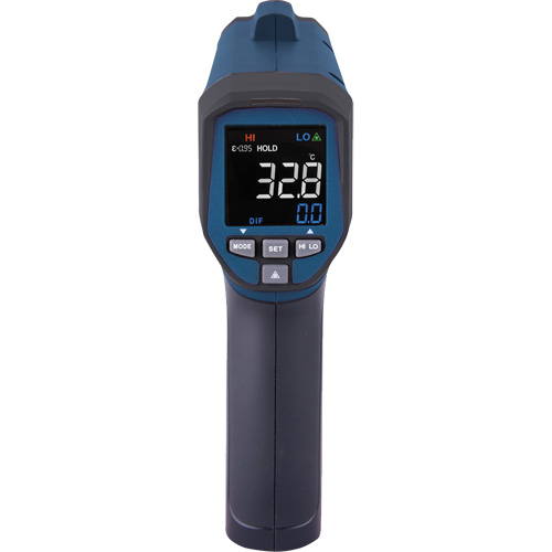 Thermom&egrave;tre &agrave; infrarouge professionnel, -26 - 1472° F ( -32 - 800° C ), 30:1, &eacute;missivit&eacute; Ajustable TGS INDUSTRIEL