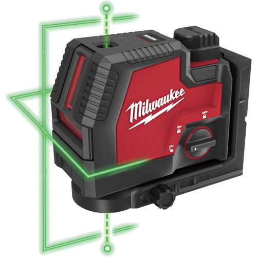 Laser vert &agrave; lignes crois&eacute;es et points daplomb rechargeable par USB Redlithium 21 TGS INDUSTRIEL