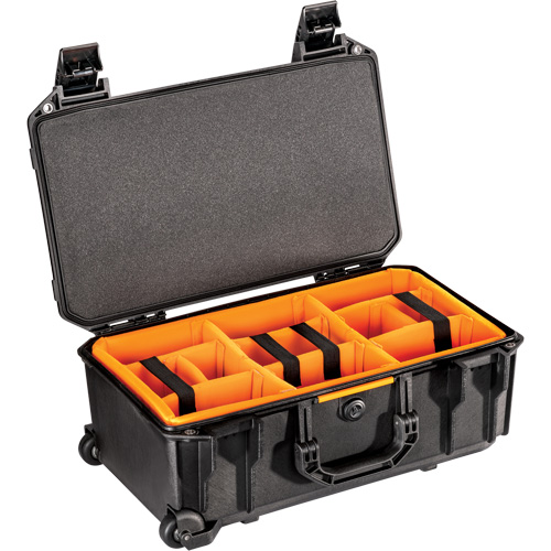 Vault Rolling Case with Padded Dividers, Hard Case TGS INDUSTRIEL