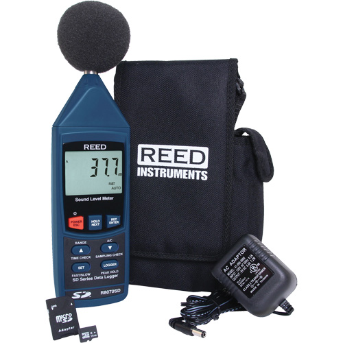 Sound Level Meter Kit, 30 - 130 dB Measuring Range TGS INDUSTRIEL