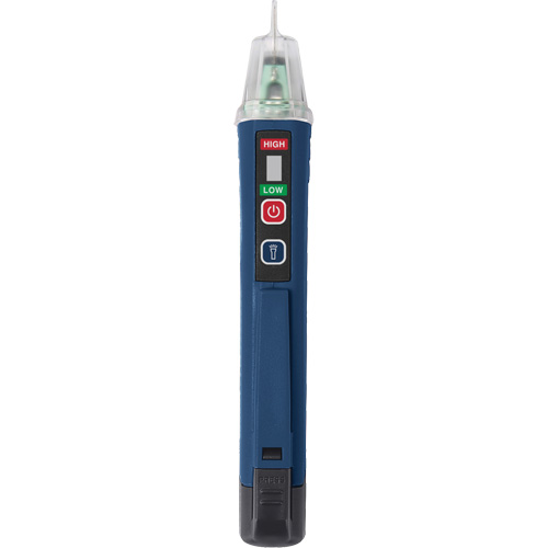 Non-Contact AC Voltage Detector with Flashlight, 24 V - 1000 V/90 V - 1000 V, Light & Sound Alert TGS INDUSTRIEL