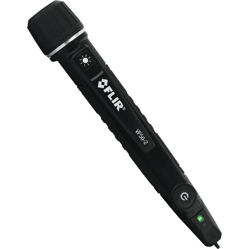 VP50-2 Triple Alarm CAT IV Non-Contact Voltage Detector with Flashlight, 90 VAC - 1000 VAC, Light & Sound Alert TGS INDUSTRIEL