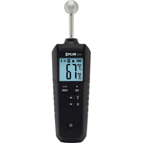Humidim&egrave;tre &agrave; sonde sph&eacute;rique avec Bluetooth MR59, Gamme d'humidit&eacute; 0 - 100% TGS INDUSTRIEL