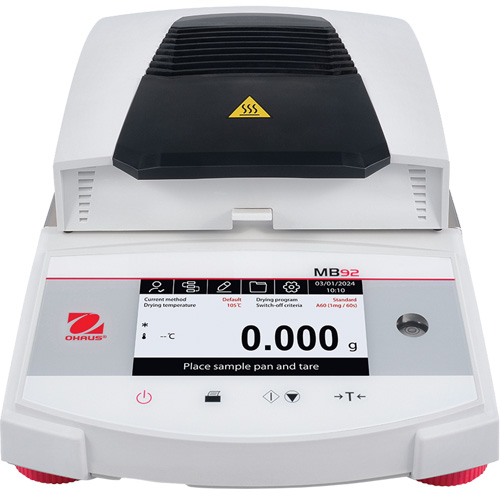 Analyseur d'humidit&eacute; par chauffage de la fibre de carbone MB92 TGS INDUSTRIEL