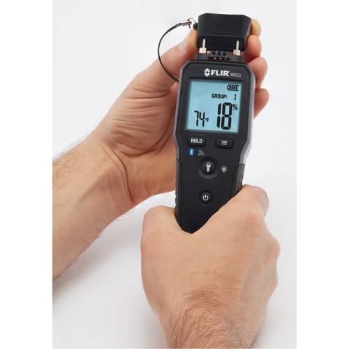Hygrom&egrave;tre &agrave; &eacute;pingle avec Bluetooth, Gamme d'humidit&eacute; 1 - 99% TGS INDUSTRIEL