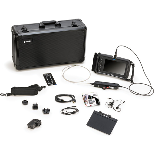 Videoscope Kit with 2-Way Articulation 4.5 mm × 1 m Long Camera Probe, 7" Display, 1024 x 600 pixels TGS INDUSTRIEL