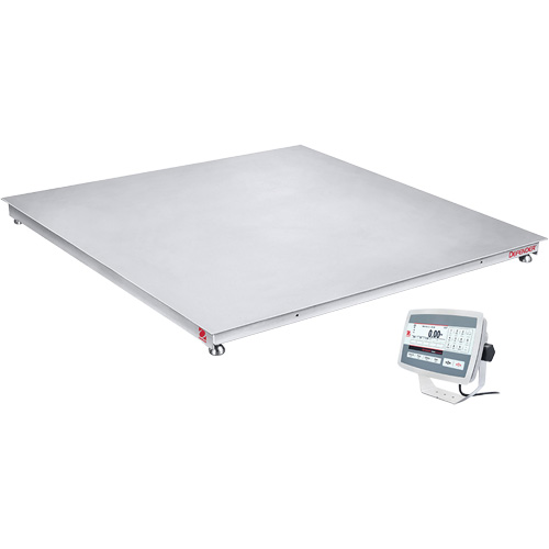 Balance de plancher lavable DEFENDER 5000, Capacit&eacute; de 2500 lb, 36" la x 36" lo TGS INDUSTRIEL