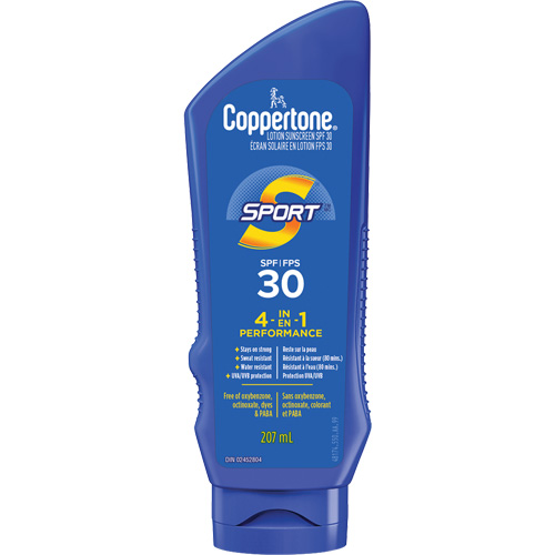Sport&reg; 4-in-1 Sunscreen, SPF 30, Lotion TGS INDUSTRIEL