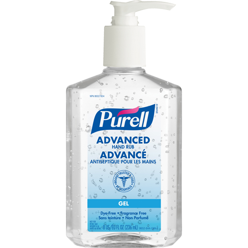 Advanced Hand Sanitizer, 236 ml, Pump Bottle, 70% Alcohol TGS INDUSTRIEL