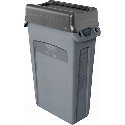 Contenants Slim Jim a/canaux de ventilation, Plastique, 23 gal. US TGS INDUSTRIEL