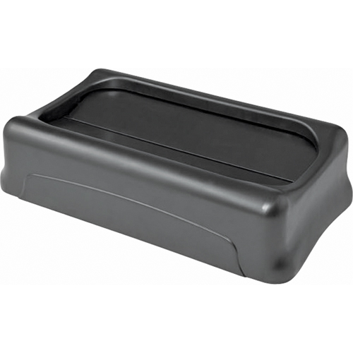 Contenants Slim Jim a/canaux de ventilation, Couvercle &agrave; battant, Plastique, Convient aux contenants 20-1/2" x 11-2/5" TGS INDUSTRIEL