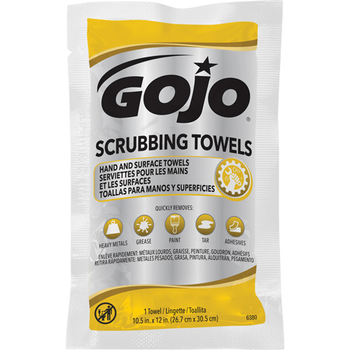 Serviettes nettoyantes, 80 lingettes, 12-1/4" x 10-1/2" TGS INDUSTRIEL