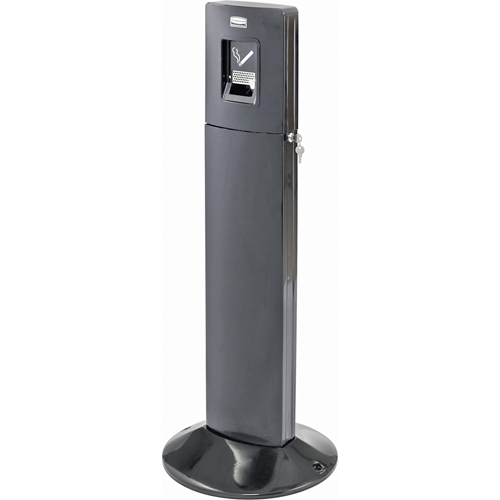 Stations pour fumeurs metropolitan, Sur pied, Acier inoxydable, Capacit&eacute; 1,6 gal. US, Hauteur 42-4/5" TGS INDUSTRIEL