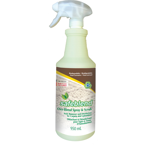 D&eacute;tachant & d&eacute;sodorisant pour les tapis et meubles rembourr&eacute;s, 950 ml, Bouteille &agrave; g&acirc;chette TGS INDUSTRIEL