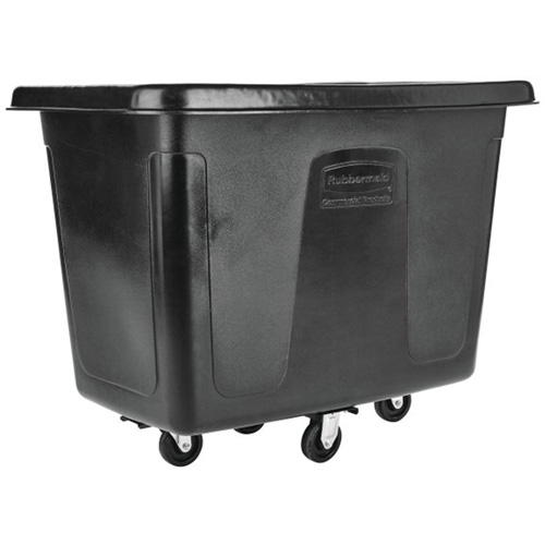 Bulk Cube Truck, Polyethylene, 42-13/16" L x 28" W x 33" H, 12 cu.ft. Volume, 400 lbs. Capacity TGS INDUSTRIEL