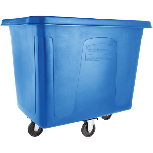 Chariot cubique, Plastique recycl&eacute; noir, 38" lo x 26" la x 28" h, Volume 8 pi³, Capacit&eacute; 300 lb TGS INDUSTRIEL