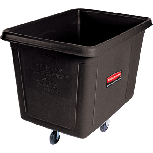 Bulk Cube Truck, Polyethylene, 48" L x 34-1/16" W x 36-1/2" H, 20 cu.ft. Volume, 600 lbs. Capacity TGS INDUSTRIEL