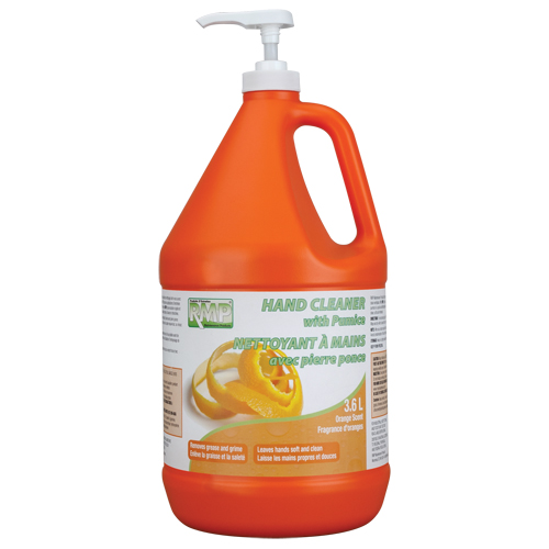 Nettoyant pour les mains &agrave; l'orange, Pierre ponce, 3,6 L, Cruche, Orange TGS INDUSTRIEL