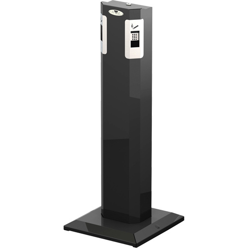 Cendrier sur socle, Sur pied, M&eacute;tal, Capacit&eacute; 1,6 gal. US, Hauteur 41-1/2" TGS INDUSTRIEL