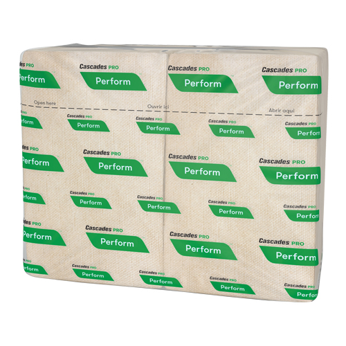 Serviettes enchev&ecirc;tr&eacute;es Pro Perform, 1 pli, 4,25" x 6,5" TGS INDUSTRIEL