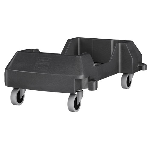 Slim Jim&reg; Trolley, Polypropylene, Black, Fits: 11" x 20" TGS INDUSTRIEL