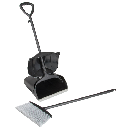 Lobby Dust Pan & Broom, Plastic TGS INDUSTRIEL