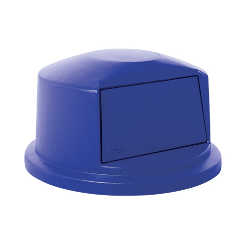 Round Brute&reg; Tops, Dome Lid, Plastic/Polyethylene, Fits Container Size: 24" Dia. TGS INDUSTRIEL