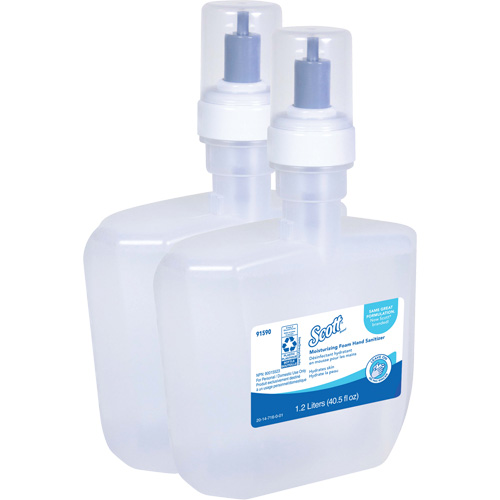 Scott&reg; Pro Moisturizing Foam Hand Sanitizer, 1200 ml, Cartridge Refill, 62% Alcohol TGS INDUSTRIEL