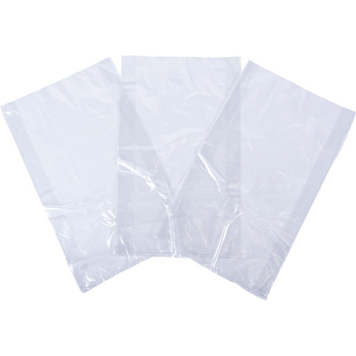 Poly Bags, Open Top, 8" x 3-1/2", 1 mils TGS INDUSTRIEL