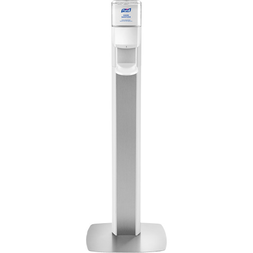 Messenger ES6 Silver Panel Floor Stand with Dispenser TGS INDUSTRIEL